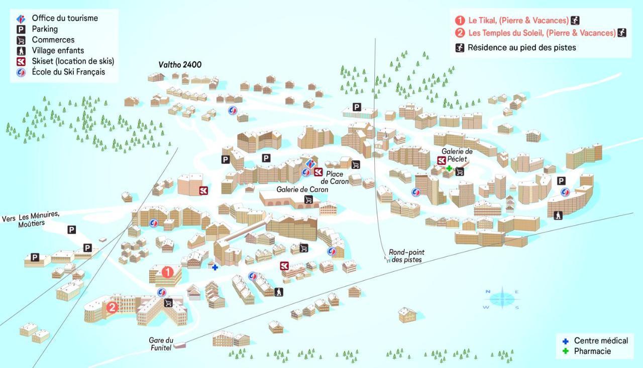Residence Pierre & Vacances Les Temples Du Soleil Val Thorens Ngoại thất bức ảnh